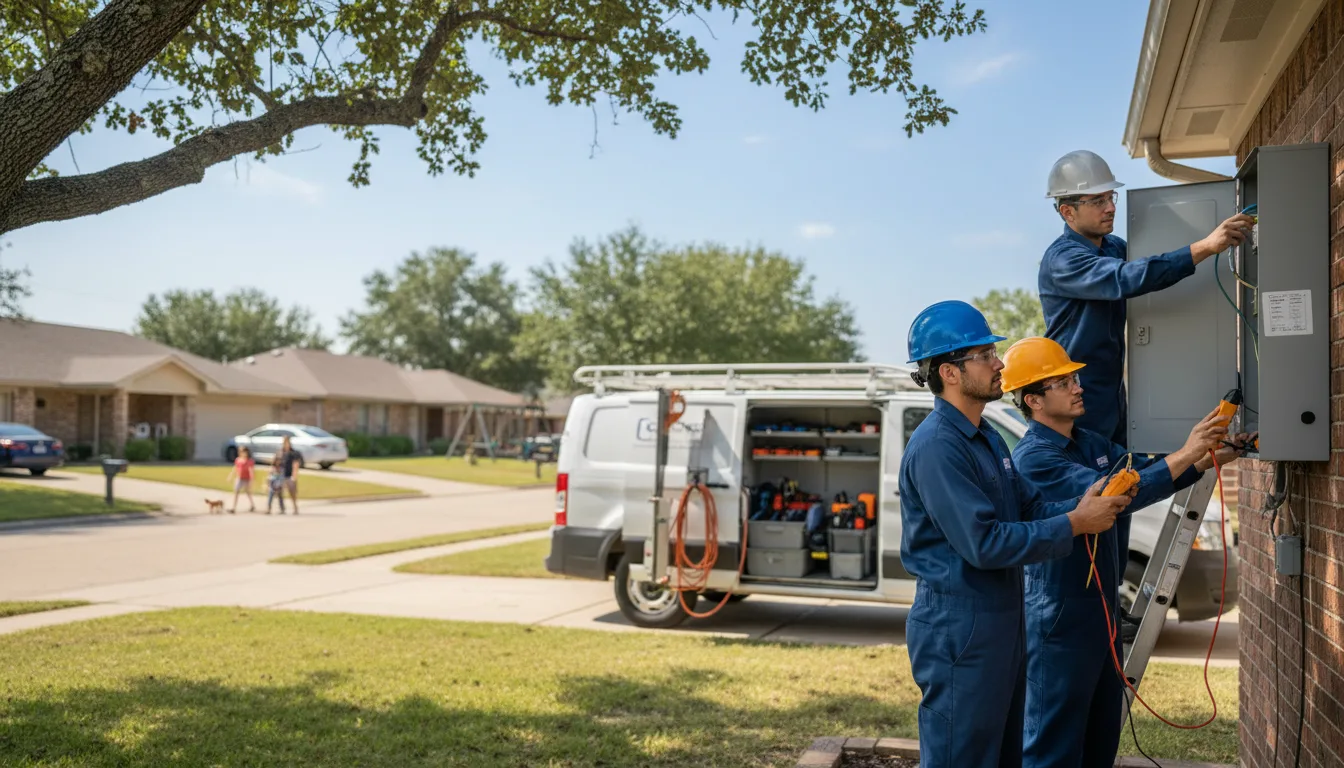 Certified electrician providing emergency electrical services in Eldridge, IA